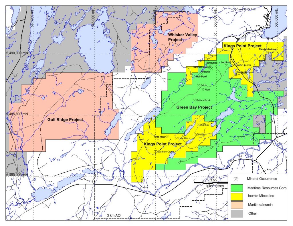 King’s Point Gold-Copper-Zinc – Inomin Mines Inc.